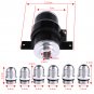 Black 30 MICRON BILLET ALUMINUM INLINE FUEL/PETROL FILTER+BRACKET AN6/AN8/AN10