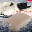 For 08-12 Honda Accord Leather Armrest Cover+Base Console Lid Complete Kit US