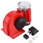 Universal DC 12V 130dB Loud Motorcycle Truck Car Snail Air Horn Dual Tone Red