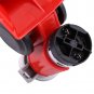Universal DC 12V 130dB Loud Motorcycle Truck Car Snail Air Horn Dual Tone Red