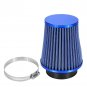 High Flow Round Tapered Universal Air Intake Cone Filter Chrome Car/Truck/SUV