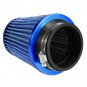 High Flow Round Tapered Universal Air Intake Cone Filter Chrome Car/Truck/SUV