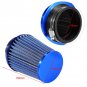 High Flow Round Tapered Universal Air Intake Cone Filter Chrome Car/Truck/SUV