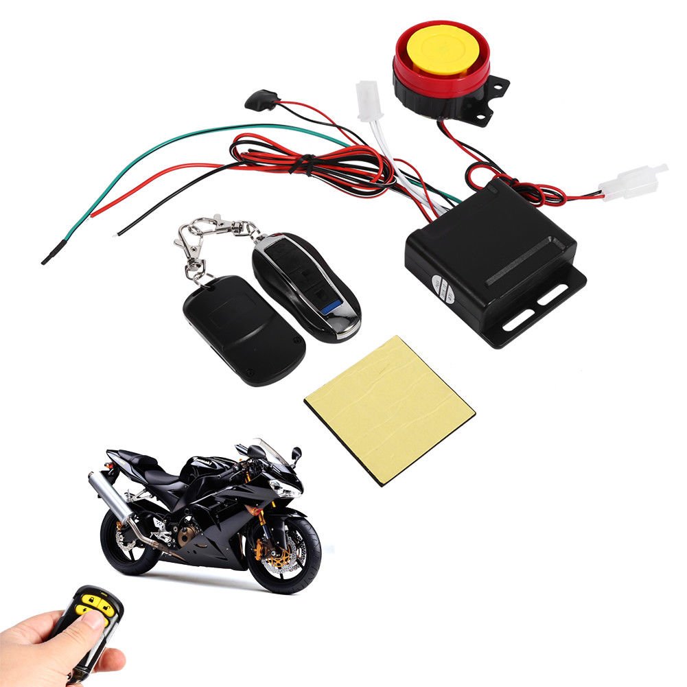 Universal Motorcycle Bike Anti-theft Security Alarm System Engine Start Remote