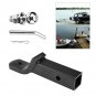 2Inch Receiver Max.6000Lbs Raise Drop Adjustable Aluminum Hitch Dual Ball + Lock