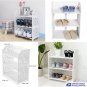 3-Tier Space Saving Storage Organizer Shoes Tower Rack Shoe Shelf Free Standing