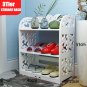 3-Tier Space Saving Storage Organizer Shoes Tower Rack Shoe Shelf Free Standing