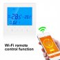 White Programmable Smart Wifi Wireless Digital Thermostat LCD Screen App Control