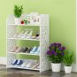 4Layer Shoe Racks Shelf Closet Organizer Free Storage Standing Space Saving US