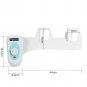 Non-electric Adjustable Angle Bidet Toilet Seat Attachment Cold Water Nozzle New
