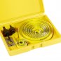 New 16pcs Hole Saw Drill Bit Kit Wood Plastic Sheet Metal 3/4" - 5" Cutting Set