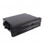 Universal Car truck Black Double Din Radio Pocket Drink-Cup Holder Storage Box