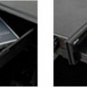Universal Car truck Black Double Din Radio Pocket Drink-Cup Holder Storage Box