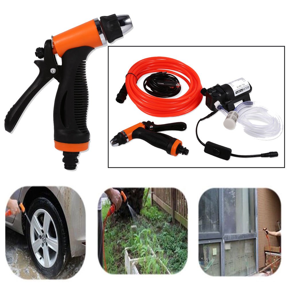 New Portable 80W 160PSI High Pressure Car Electric Washer Wash Pump 12V
