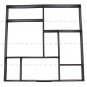 DIY Driveway Walk Paving Patio Concrete Slabs Brick Path Street Maker Mould - US