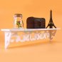 3Pcs Shelf Display Floating Nesting Wall Decorative Mount Ledge Storage white