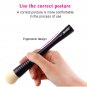Maange Soft Makeup Cosmetic Eyeshadow Sponge Brush Blending Applicator Tool