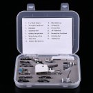 15pcs Sewing Machine Presser Feet Set Walking Foot Kit For Janome Brother Singer