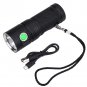 Ultra Mini 300m Cree XHP70 35W LED 3500 lumens USB Rechargeable LED Flashlight