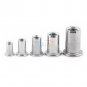 20pc M3-M8 Flat Head Blind Rivets Nuts Threaded Nutserts Rivnuts Stainless Steel