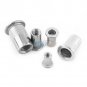 20pc M3-M8 Flat Head Blind Rivets Nuts Threaded Nutserts Rivnuts Stainless Steel