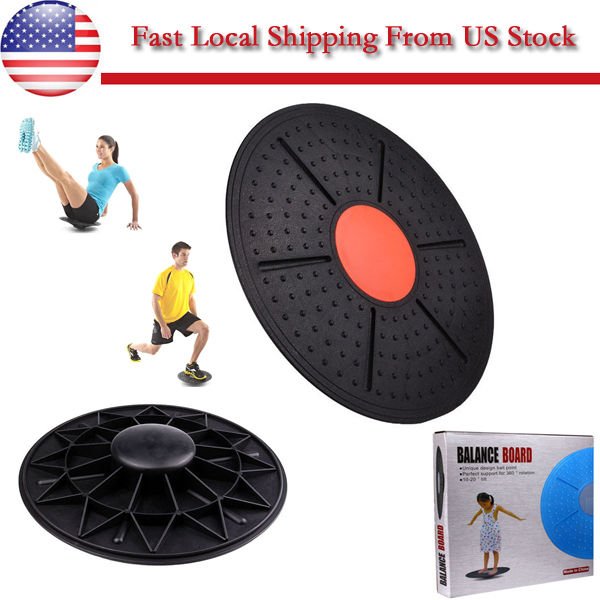 Fitness Balance Board Exercise Training Workout Wobble Fitness Gym Board US Ship