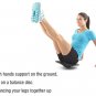 Fitness Balance Board Exercise Training Workout Wobble Fitness Gym Board US Ship