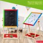 2 In1 Kids Standing Double Sided Black/ Whiteboard Easel Chalkboard Board Gift