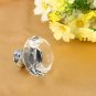 40mm 8x Diamond Clear Crystal Glass Door Pull Drawer Knob Handle Cabinet US Ship