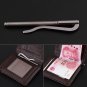 5Pcs Steel Bifold Spring Clamp Money Clip Bar Wallet Cash Holder Replacement coi
