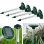 4 Ultrasonic Sonic Yard Solar Power Mouse Mice Mole Insect Pest Rodent Repeller
