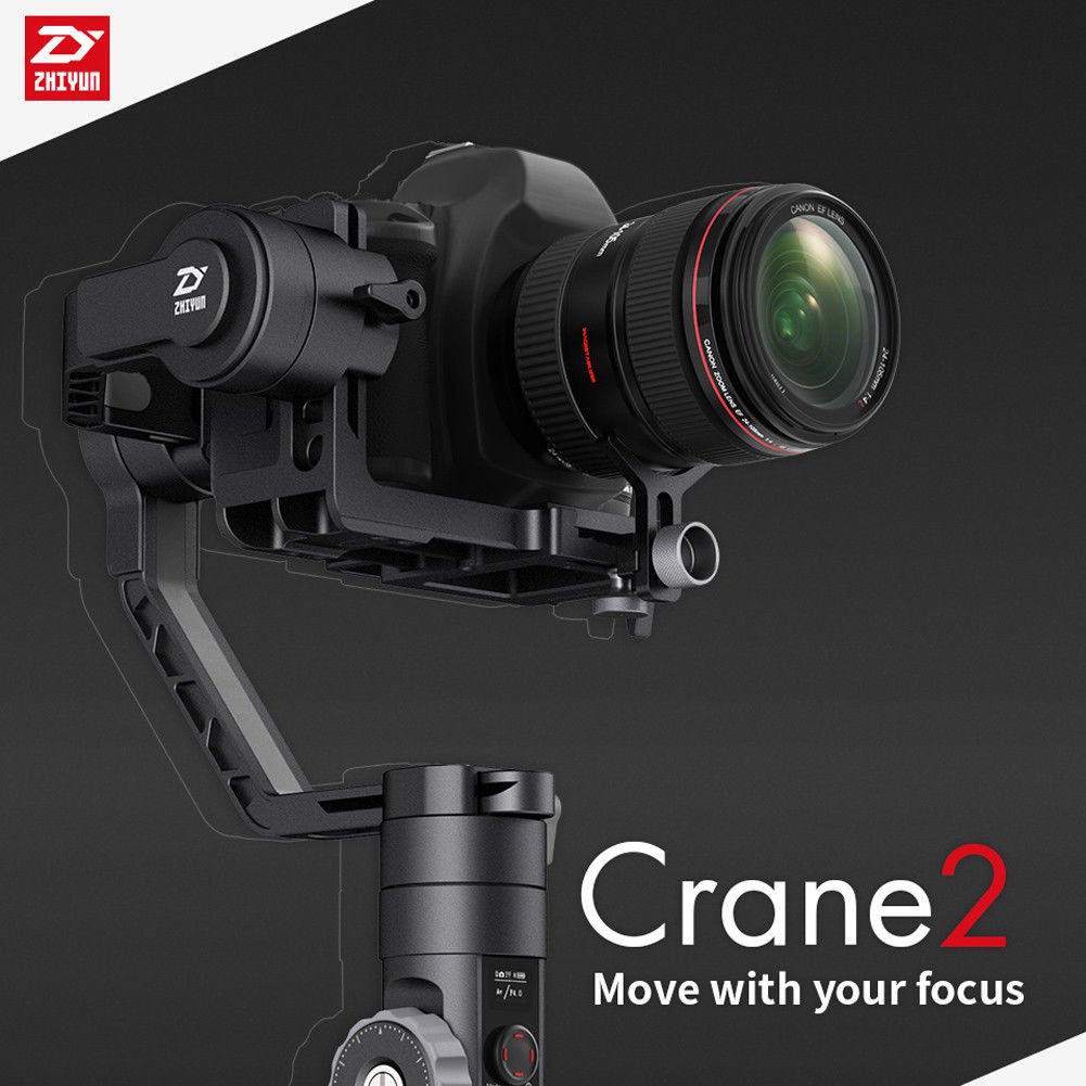 Zhiyun Crane 2 Handheld Stabilizer Gimble Intuitive OLED Display for DSLR Camera
