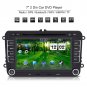 2 Din 7" Car DVD Player GPS Navigation Bluetooth for VW LCD Display Universal