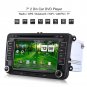 2 Din 7" Car DVD Player GPS Navigation Bluetooth for VW LCD Display Universal