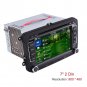 2 Din 7" Car DVD Player GPS Navigation Bluetooth for VW LCD Display Universal