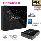 Mini PC Computer TV Win10 Intel Quad Core 4K UHD Dual Band WiFi BT4.0 4GB+64GB