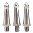 3pcs 3/8" Male Screw UNC Tripod Monopod Stainless Steel Spike for Benro Gizto