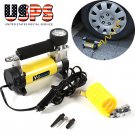 Portable Car Auto Electric Air Compressor Tire Inflator Pump 12V 100PSI + Gauge