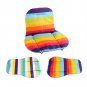 Colorful Waterproof Liner Car Cotton Seat Pad Padding Pram Baby Stroller Cushion
