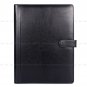A4 Conference Folder PU Leather Portfolio Organiser with Calculator Black