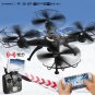 Upgraded X5SW-1 Wifi FPV Camera Drone 2.4Ghz RTF 4CH RC Quadcopter Black Gifts