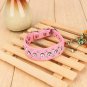Pet Dog Adjustable PU Leather Rhinestone Studded Buckle Collar Neck Strap Gift