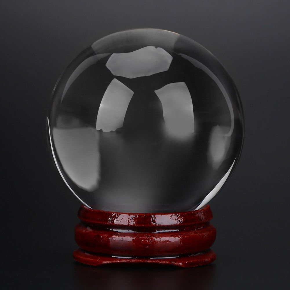 Asian Rare Quartz Natural Magic Crystal Ball Healing Sphere 50mm with Stand coi