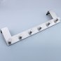 Bedroom Bathroom Kitchen Over Door 6 hook Clothe Coat Towel Hanger Rack US