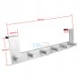 Bedroom Bathroom Kitchen Over Door 6 hook Clothe Coat Towel Hanger Rack US