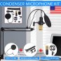 BM800 Studio Recording Kit Blue Dynamic Condenser Microphone Mic +Shock Mount