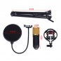 BM800 Studio Recording Kit Blue Dynamic Condenser Microphone Mic +Shock Mount
