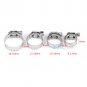 10pcs Adjustable 8-25mm 201 Stainless Screw Drive Hose Clamp Fuel Line Worm Clip