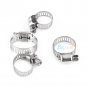 10pcs Adjustable 8-25mm 201 Stainless Screw Drive Hose Clamp Fuel Line Worm Clip