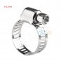 10pcs Adjustable 8-25mm 201 Stainless Screw Drive Hose Clamp Fuel Line Worm Clip